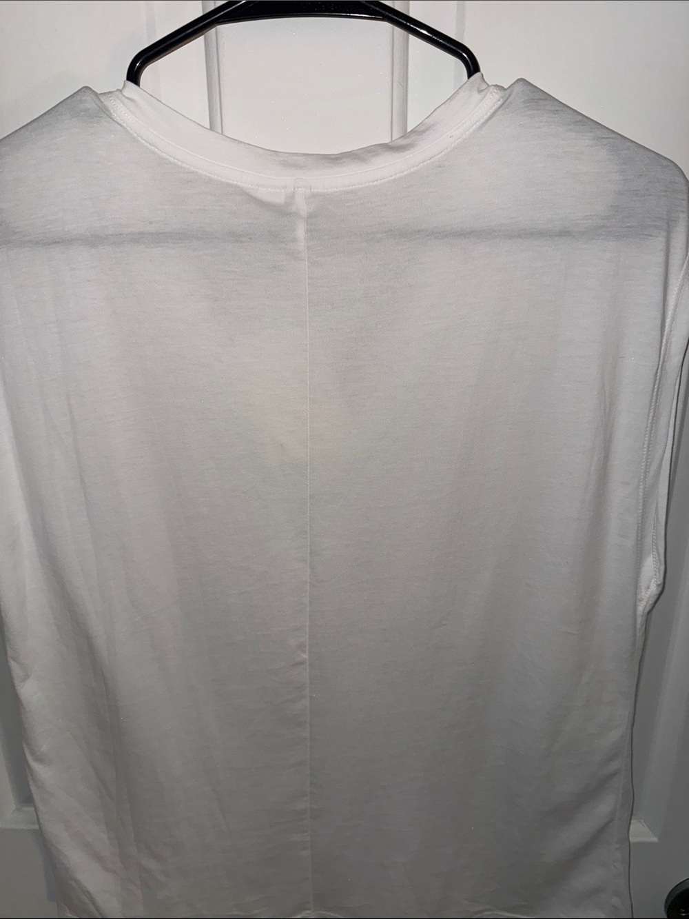 Nordstrom Women's White Sleeveless Vneck Tee Sz Sm - Picture 8 of 8